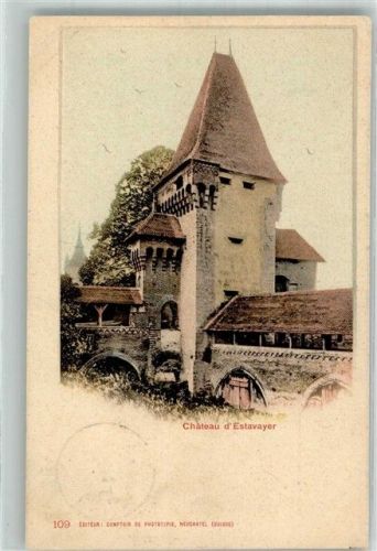 1470 Estavayer-le-Lac 1901 Gebrauchsspuren Schloss