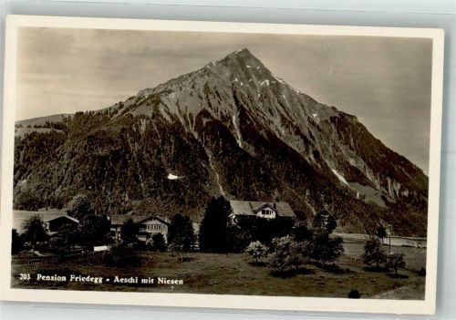 3703 Aeschi b. Spiez Foto AK Pension Friedegg