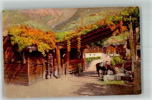 6063 Stalden Sarnen Foto AK Dorfbrunnen