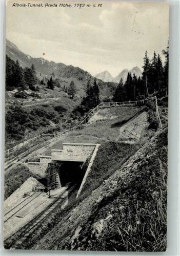 7482 Preda 1923 Gebrauchsspuren Albula Tunnel
