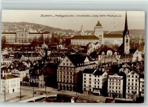 8000 Zürich - Predigerkirche Universität und eidg. techn. Hochschule