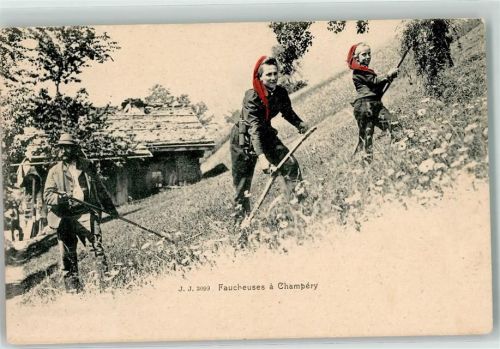 1874 Champéry - Faucheuses