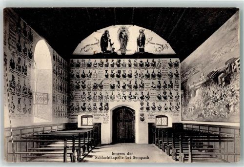 6204 Sempach - Inneres der Schlachtkapelle