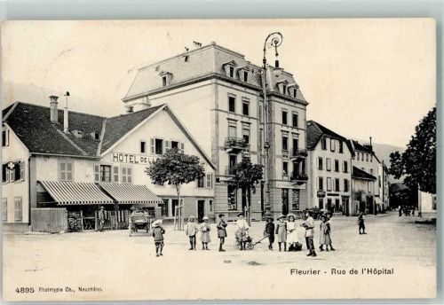 2114 Fleurier 1906 - Rue de l'Hopital