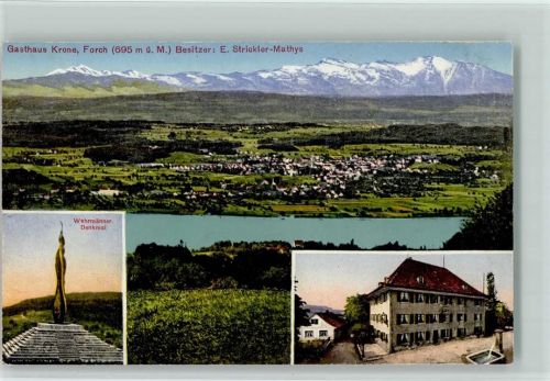 8127 Forch - Gasthaus Krone Wehrmänner-Denkmal