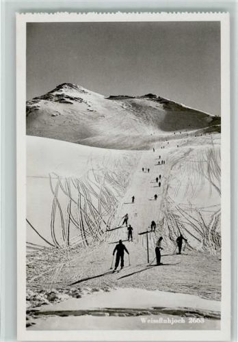 Weissfluhjoch - Winteraufnahme Skifahrer