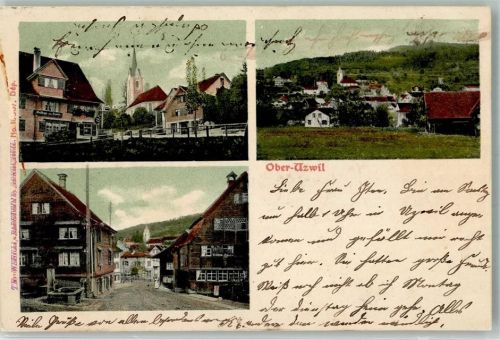 9242 Oberuzwil 1904 Foto AK