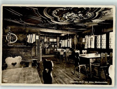 7180 Disentis Mustér - Gasthaus zur alten Bündnerstube Speisesaal
