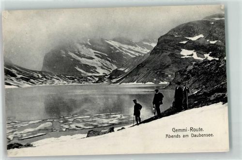 Gemmipass Wallis - Abend am Daubensee