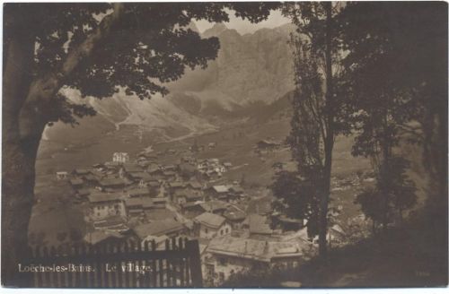 122 - Löche-Bains: Le village,Ferrocnet Matile