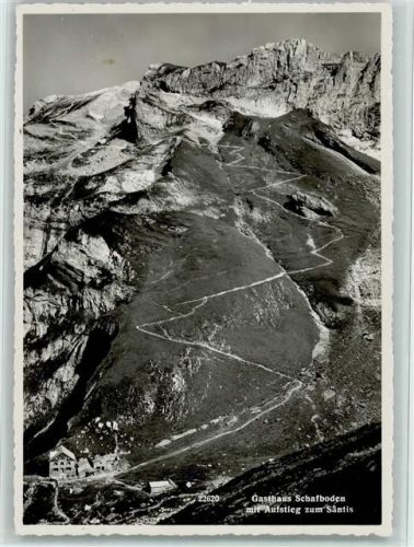 Schwägalp - Gasthaus Schafboden mit Aufstieg zum Säntis