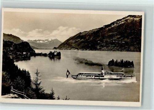 3807 Iseltwald - Brienzersee Raddampfer Jungfrau