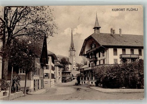 6173 Flühli LU 1924 Foto AK