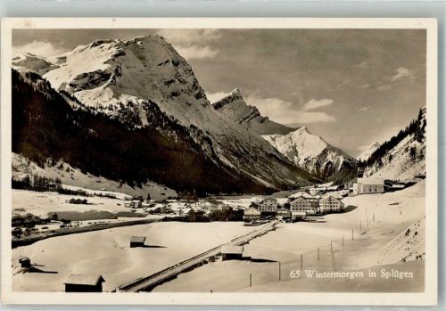 7435 Splügen 1928 Winter