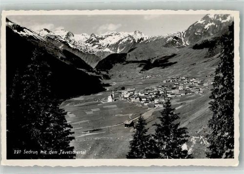 7188 Sedrun 1950 Foto AK