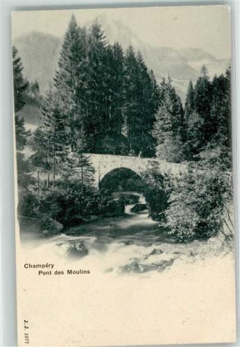 1874 Champéry - Pont des Moulins