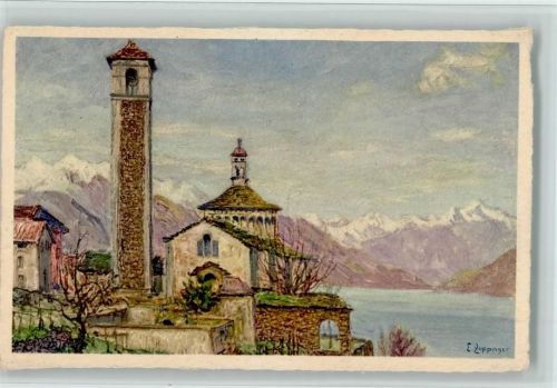 6614 Brissago Künstlerkarte Nr. 25 Madonna del Ponte E. Zuppinger