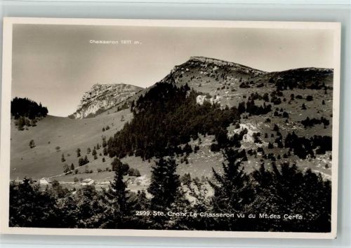 1450 Ste-Croix - Le Chasseron vu du Mt. des Cerfs Chasseron