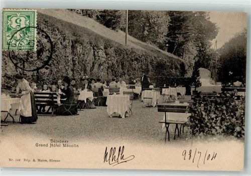 2532 Magglingen Macolin 1904 - Frühstück auf der Hotel Terrasse