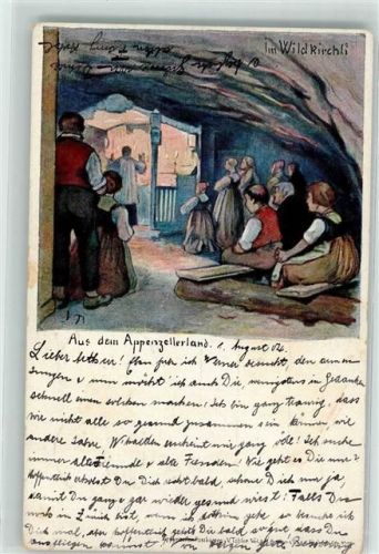 9057 Schwende 1904 - Im Wildkirchli