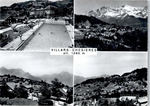 1884 Villars-sur-Ollon - Schwimmbad Chesieres
