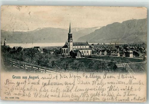 6315 Oberägeri 1901 - Kirche