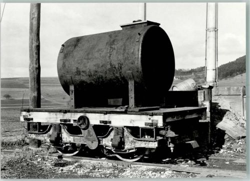 8225 Siblingen 1964 - Repro Aus Drehgestell gebauter Unkrautvertiglungswagen ohne Nummer