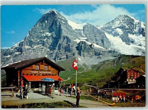 3823 Kleine Scheidegg - Eiger Mönch Bazar Alpengruss