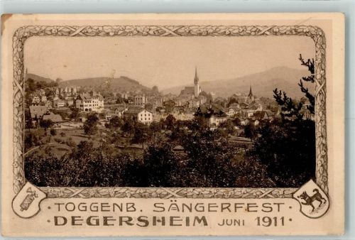 9113 Degersheim 1911 - Toggenb. Sängerfest
