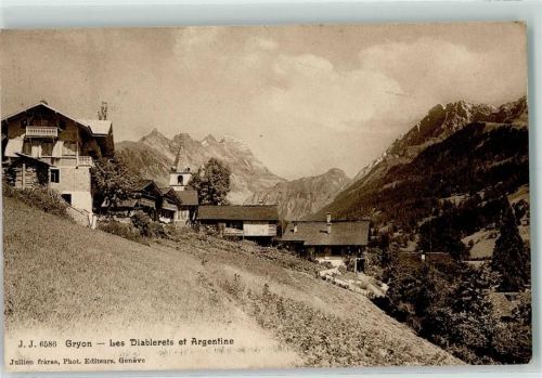 1882 Gryon 1920 - Les Diablerets et Argentine