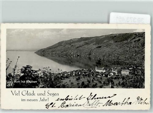 6415 Arth FOTO KEINE AK Zugersee Neujahrswunsch