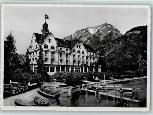 6374 Buochs - Hotel Rigiblick Bootssteg Boote