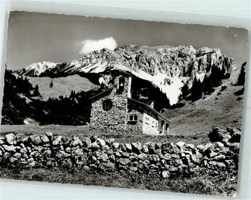 9497 Malbun Karte beschädigt Kirche