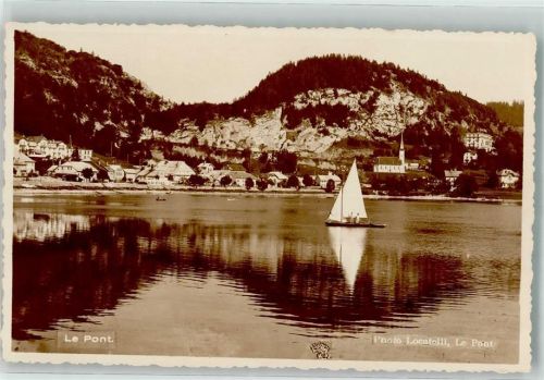 1342 Le Pont 1920 Foto AK Foto Locatelli