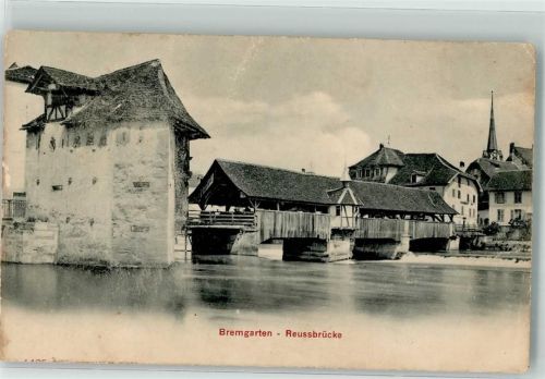 5620 Bremgarten AG Gebrauchsspuren Reussbrücke