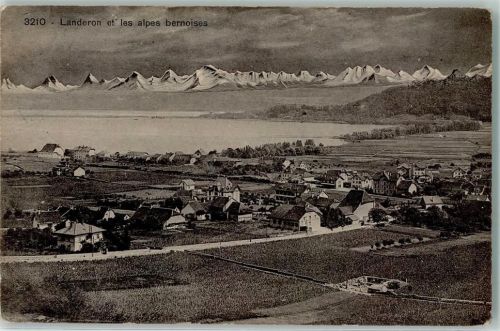 2525 Le Landeron 1913 - Landeron et les alpes bernoises