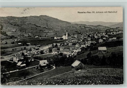 9650 Nesslau - Neu St. Johann mit Bahnhof