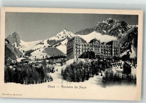 1824 Caux - Winter Rochers de Naye