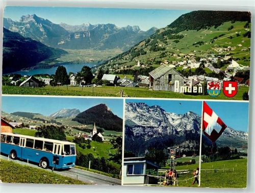 8873 Amden - Postauto Walensee Glarnerland Sesselbahn Mattstock