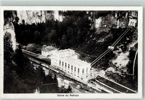 2610 St-Imier Saint-Imier Gebrauchsspuren Usine du Refrain Ort handschriftlich