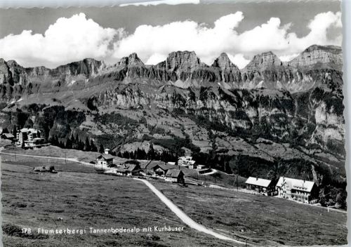 8898 Tannenboden Flumserberg - Tannenbodenalp mit Kurhäuser