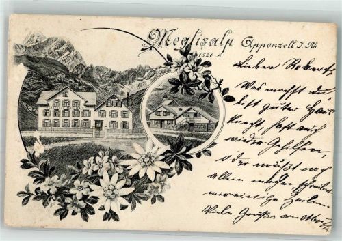 9050 Appenzell Gebrauchsspuren Gasthaus Meglisalp