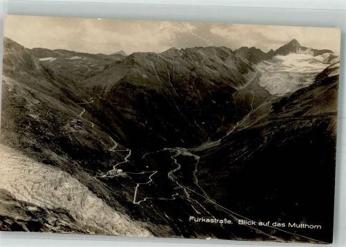 Furka Foto AK Furkastrasse Mutthorn
