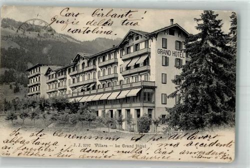 1884 Villars-sur-Ollon 1905 Foto AK Grand Hotel