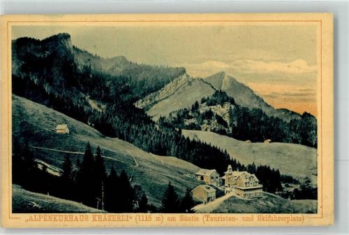 9107 Urnäsch 1915 - Alpenkurhaus Krätzerli