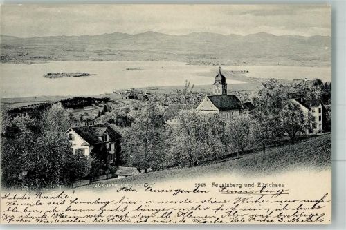 8835 Feusisberg 1905 Foto AK Kirche