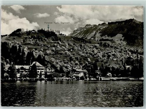 3655 Sigriswil 1951 - Pension Ruch Thunersee