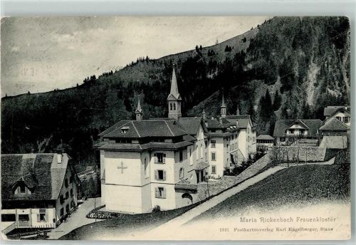 6383 Niederrickenbach Maria Rickenbach 1904 Gebrauchsspuren Maria Rickenbach Frauenkloster