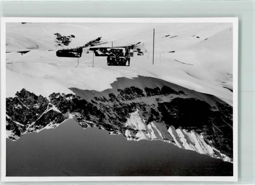 6068 Melchsee-Frutt Foto AK Winter Ort handschriftlich