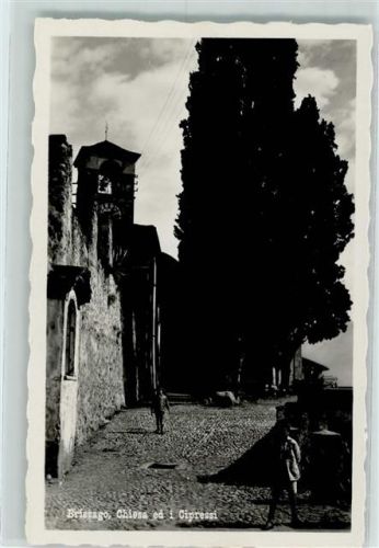 6614 Brissago - Chiesa ed i Cipressi